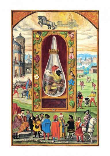 Figura XV: Il Quarto Trattato, Quarto - Illustrazione tratta dallo Splendor Solis di Solomon Trismosin.