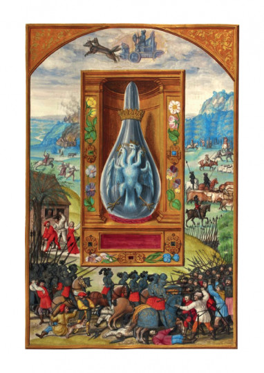 Figura XIV: Il Quarto Trattato, Terzo - Illustrazione tratta dallo Splendor Solis di Solomon Trismosin.