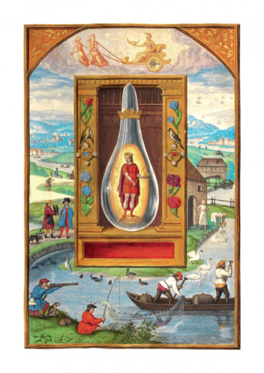 Figura XVIII: Il Quarto Trattato, Ottavo - Illustrazione tratta dallo Splendor Solis di Solomon Trismosin.